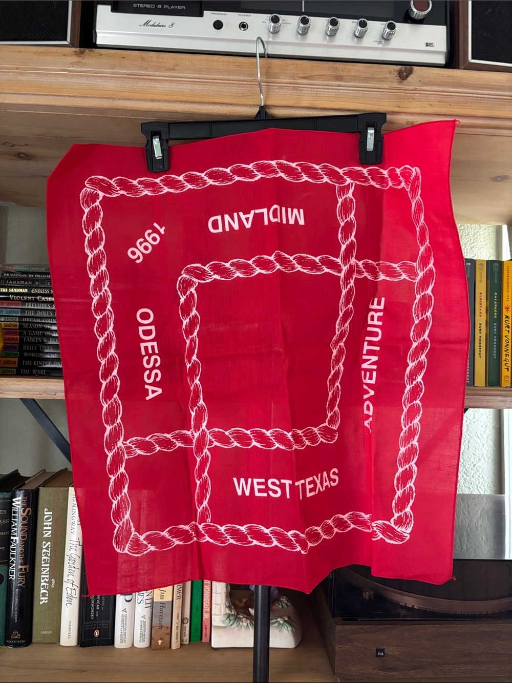 Red West Texas Odessa Adventure Bandana Scarf circa 1996